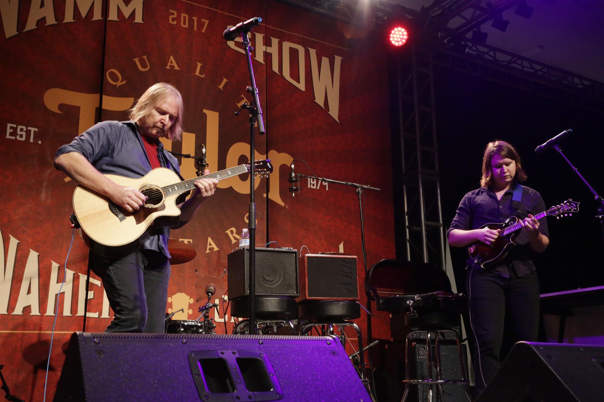 Tim and Myles at Winter NAMM