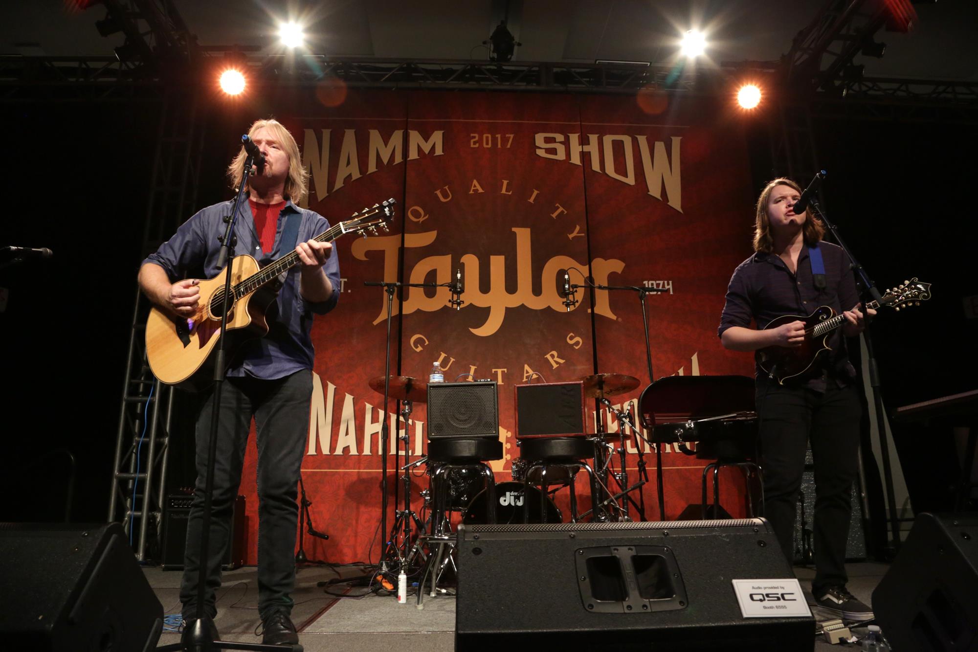 Tim and Myles at Winter NAMM